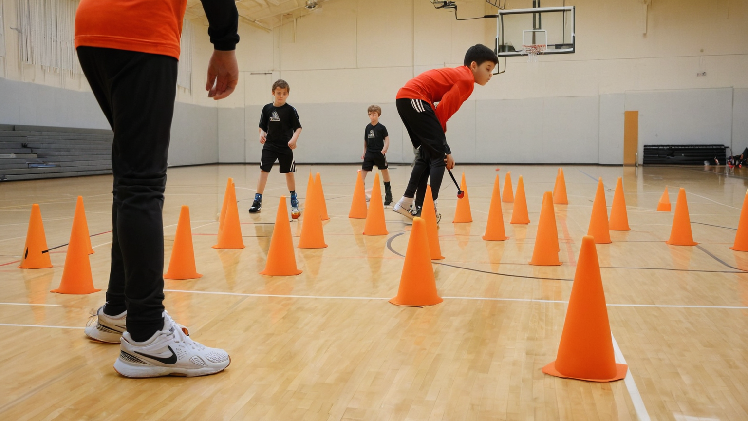 Youth indoor movement drills